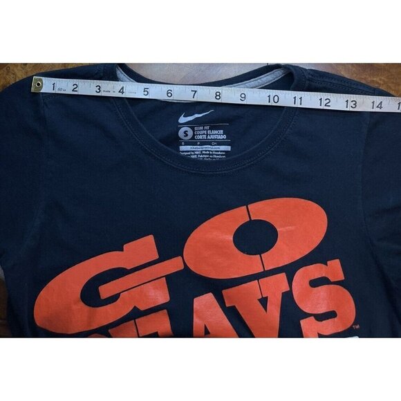 Nike Women's Oregon State Beavers Go Beavs Slim Fit T Shirt Small Orange Logo - Picture 5 of 7